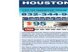 Tablet Screenshot of houston-airductcleaning.com